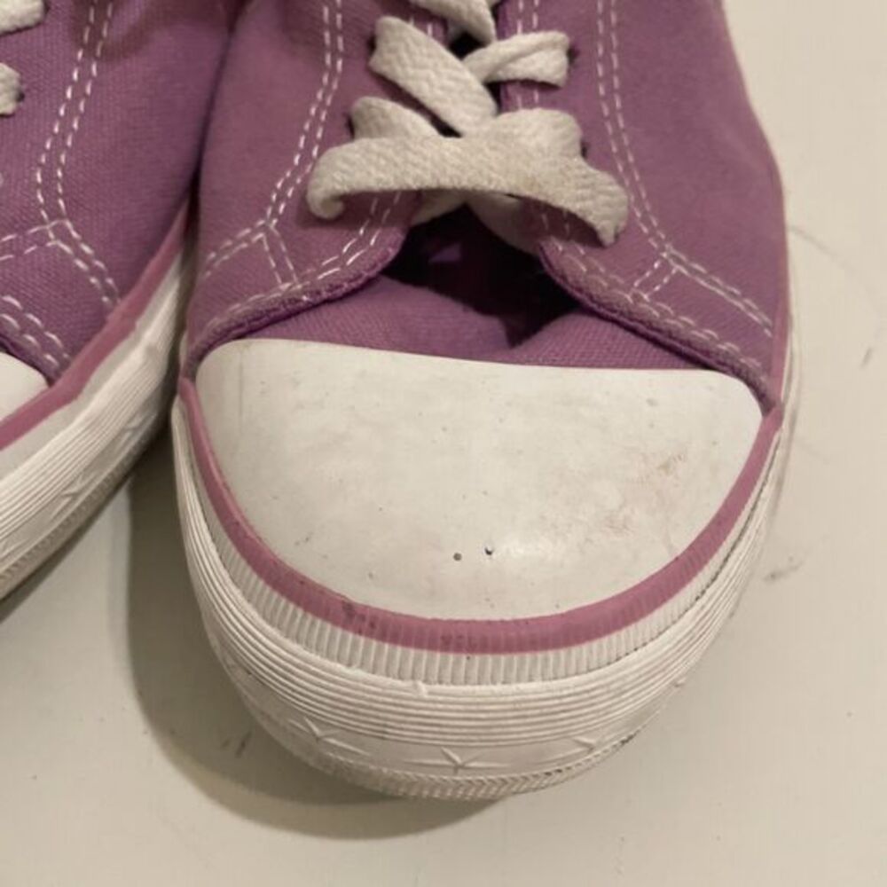 CONVERSE One Star Womens US 10 UK 8 EUR 41.5 Skater‎ Shoes Purple Lavender Cons - Picture 8 of 15